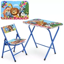 Детский столик M 19-ZOO со стульчиком, зоопарк